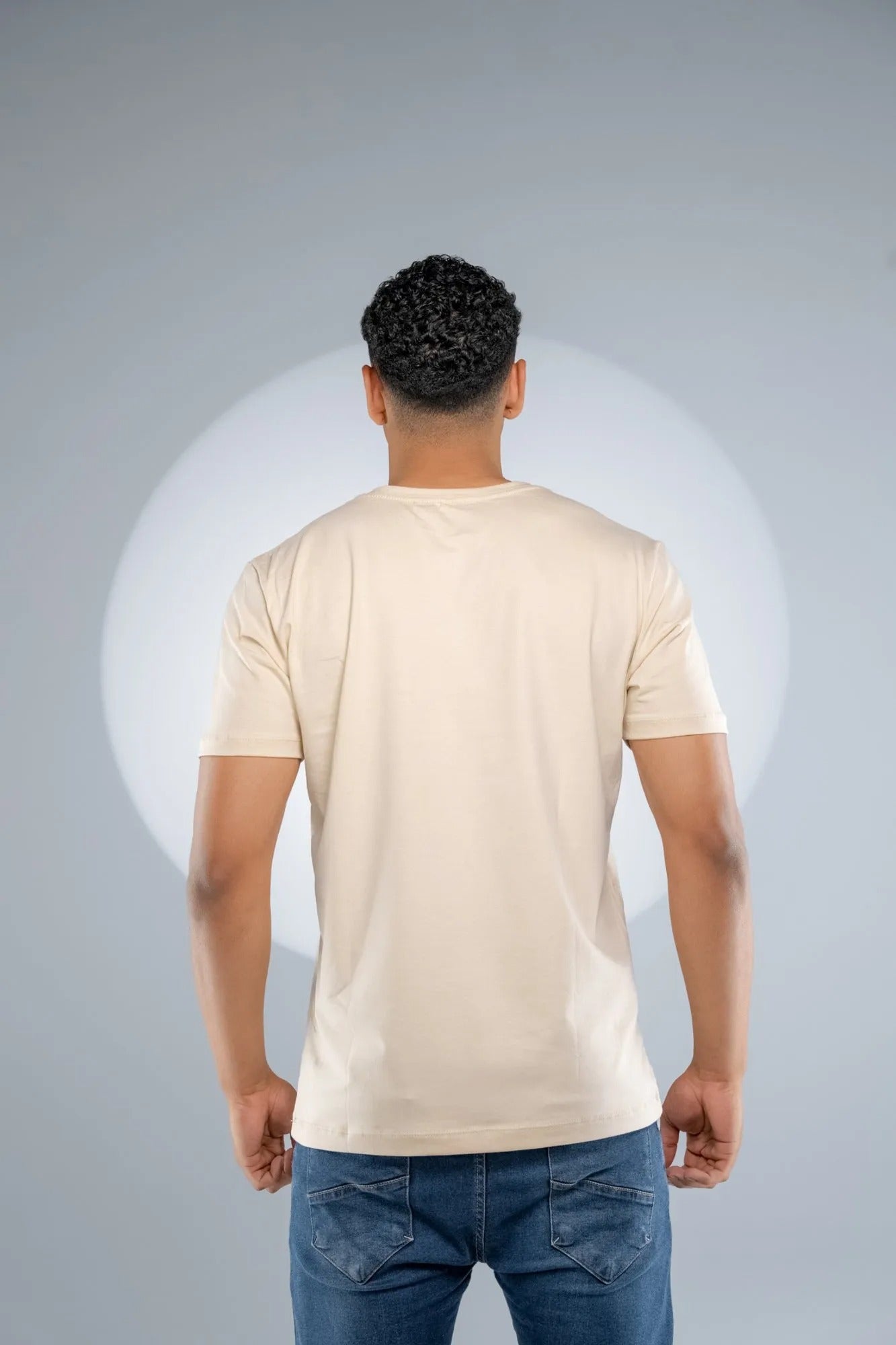 Camiseta Algodão Egípcio Areia