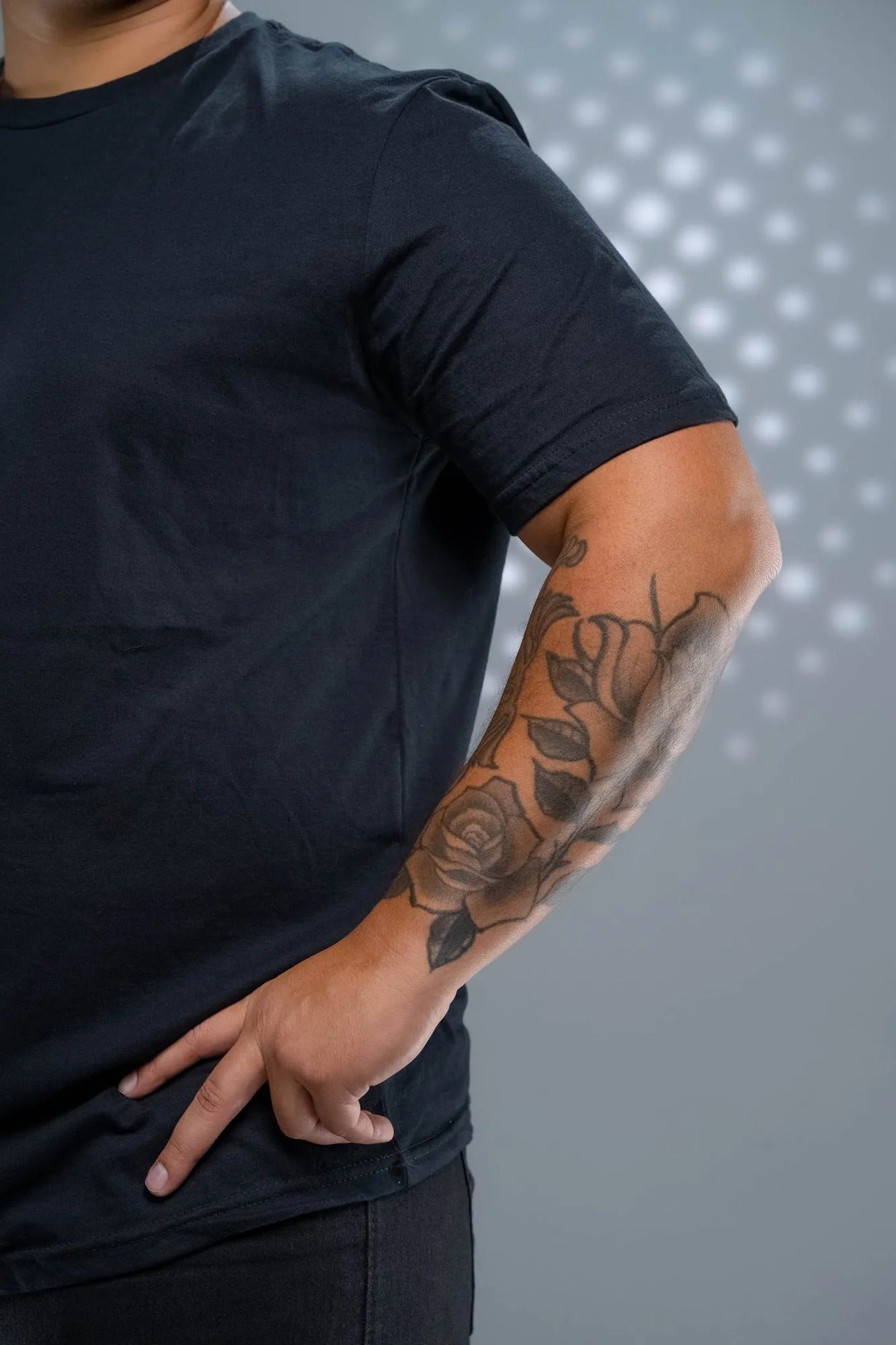 Camiseta 100% Algodão Penteado Plus Size Preta