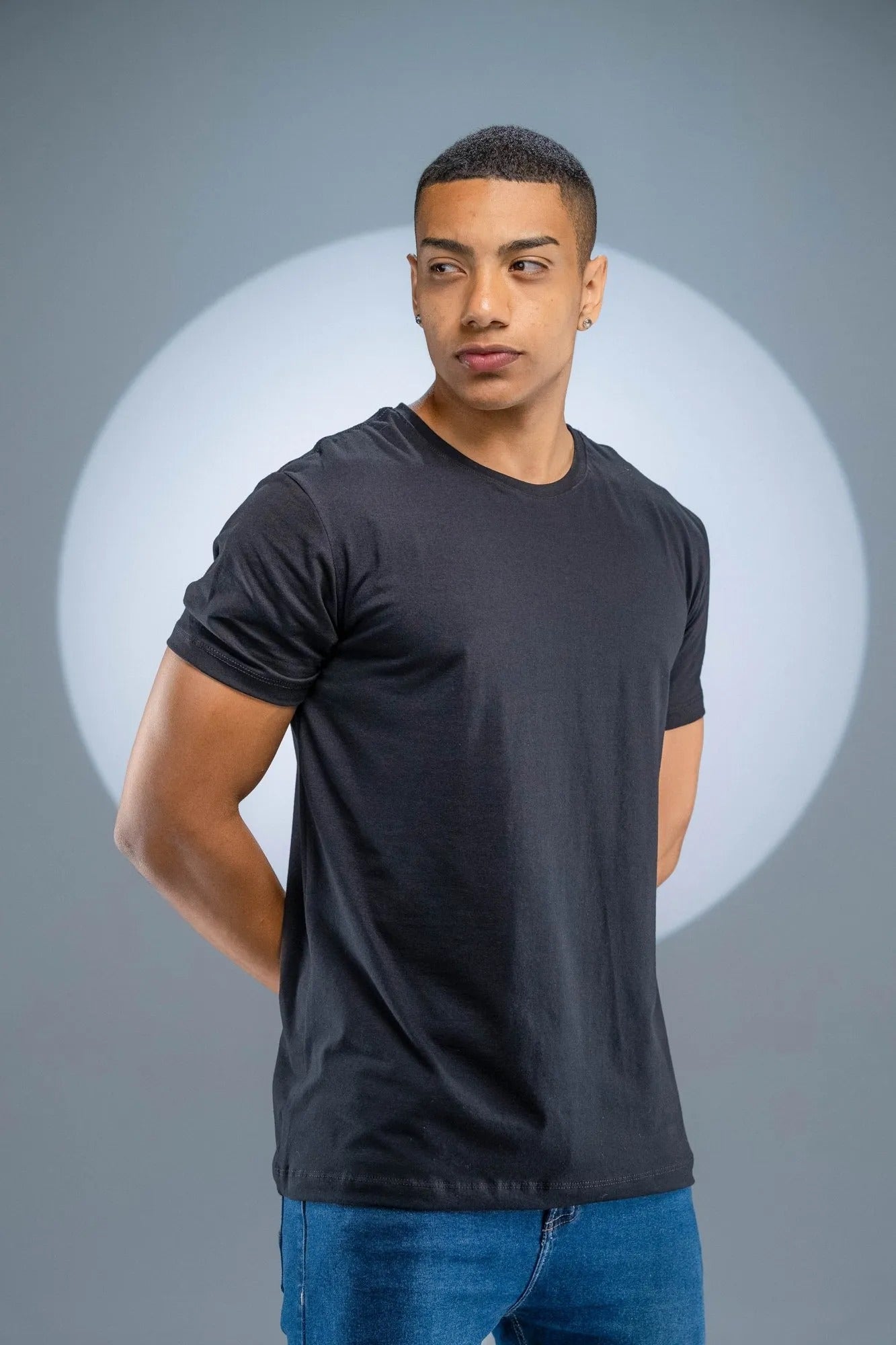 Camiseta Algodão Egípcio Preta