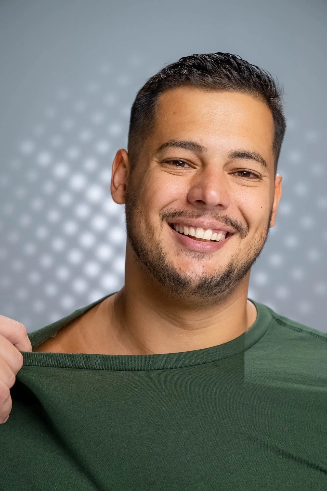 Camiseta 100% Algodão Penteado Plus Size Verde Musgo