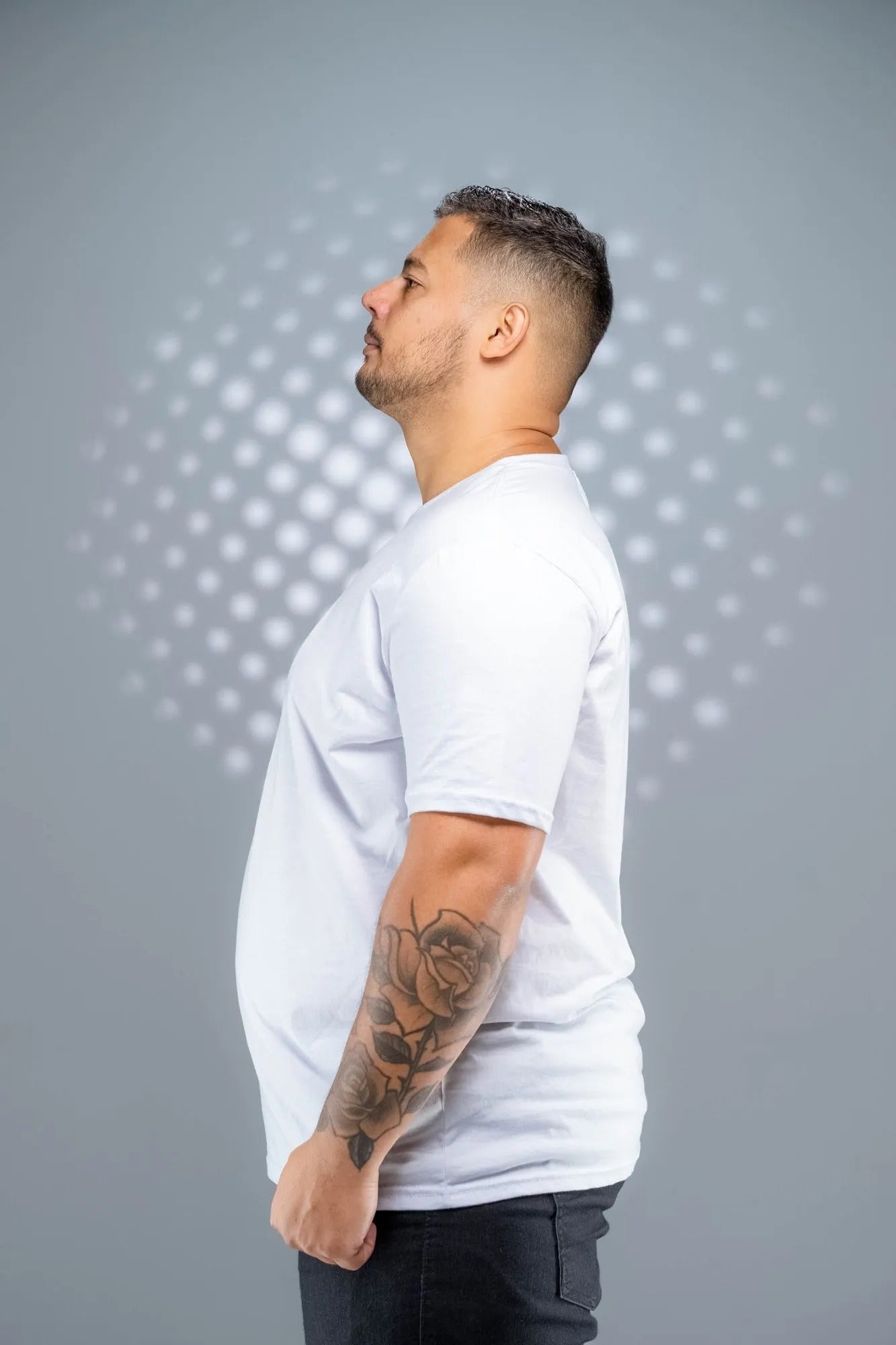 Camiseta 100% Algodão Penteado Plus Size Branca