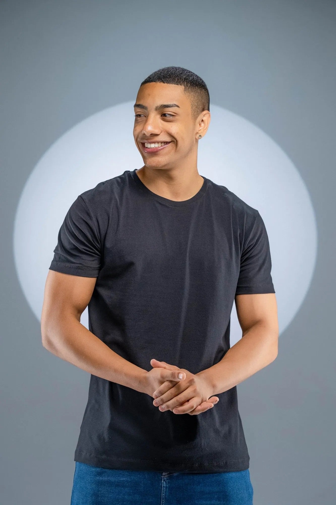 Camiseta Algodão Egípcio Preta