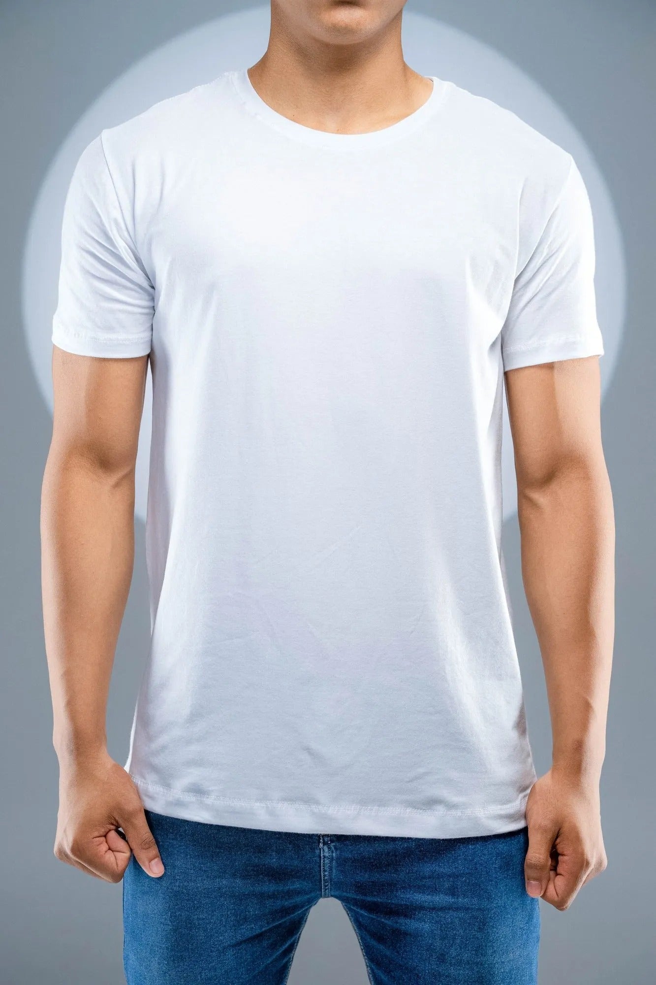 Camiseta Algodão Egípcio Branca