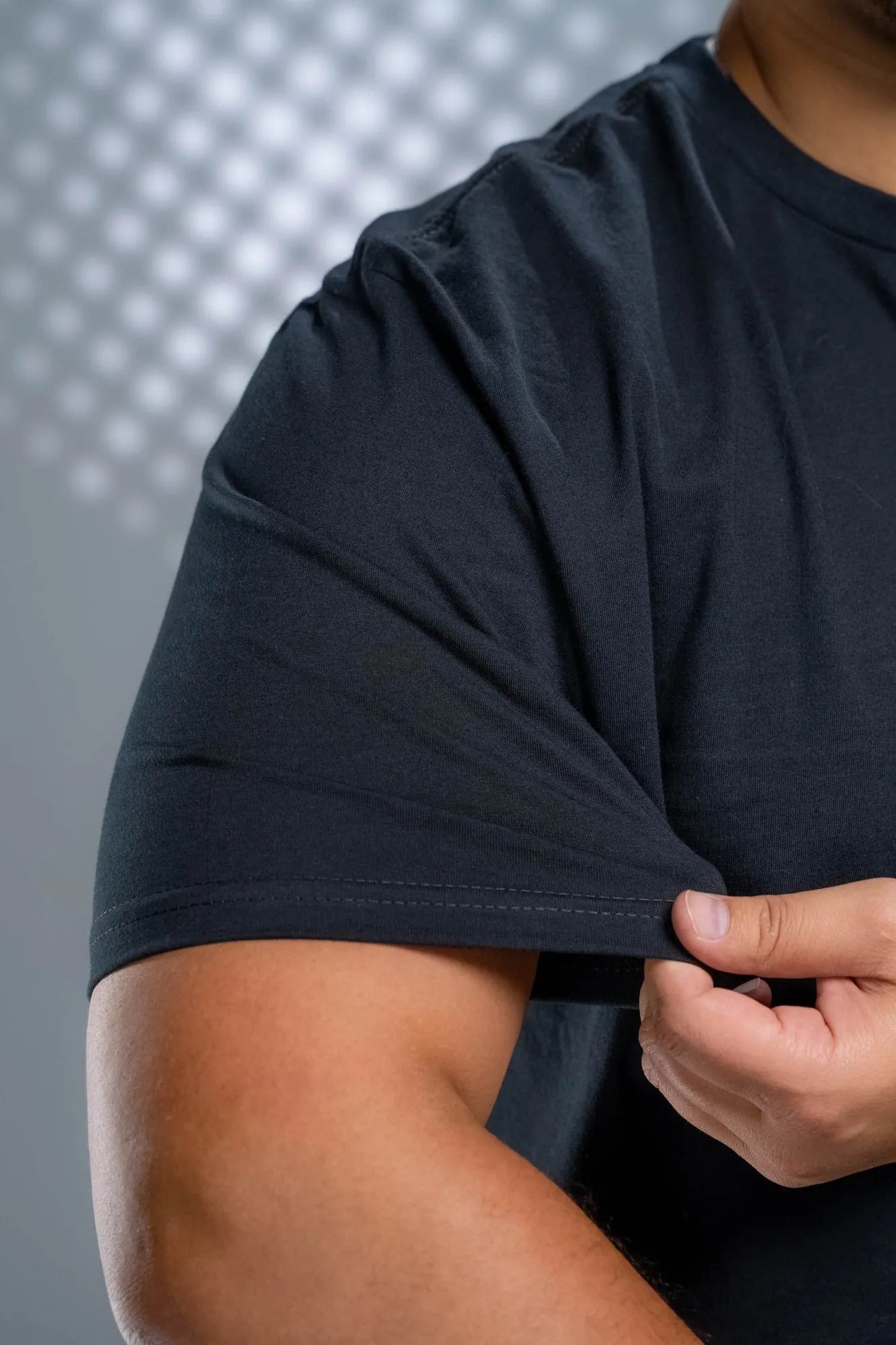 Camiseta 100% Algodão Penteado Plus Size Preta